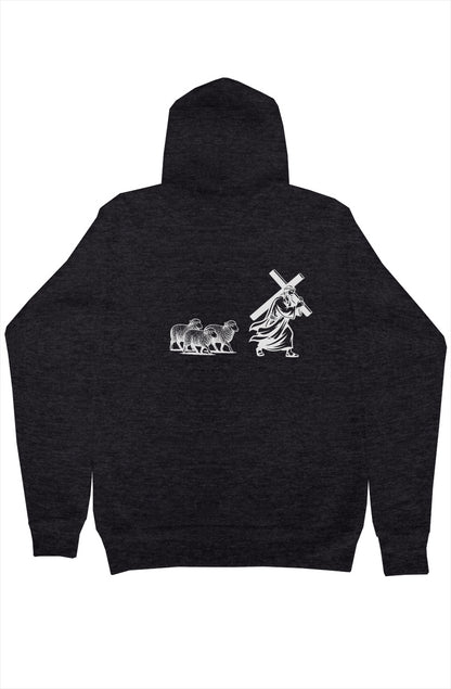 bella canvas pullover hoody sheep and jesus