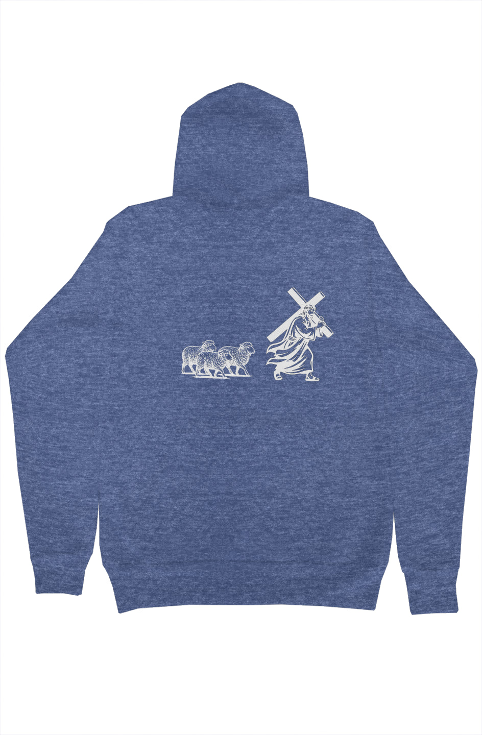 bella canvas pullover hoody sheep and jesus