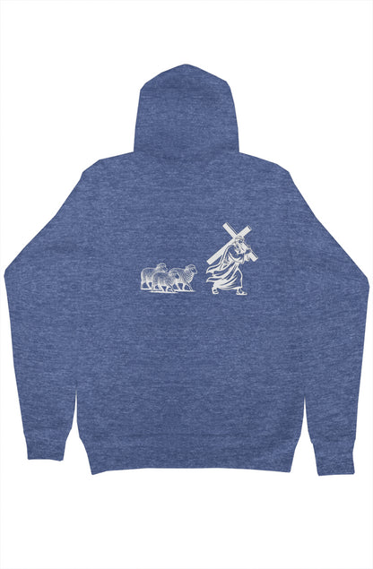 bella canvas pullover hoody sheep and jesus