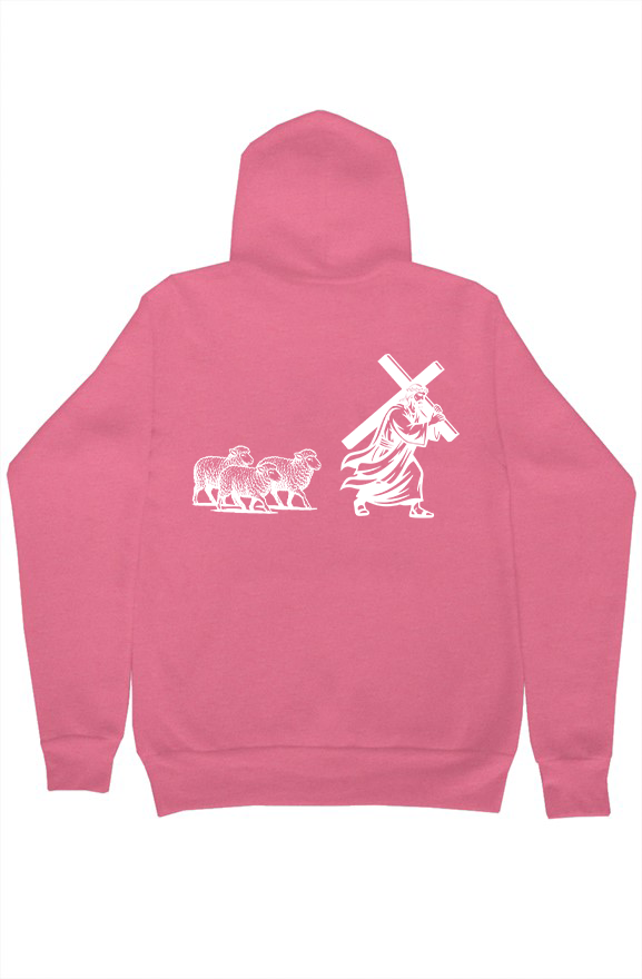 bella canvas pullover hoody sheep and jesus