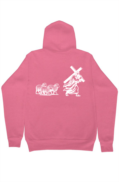 bella canvas pullover hoody sheep and jesus